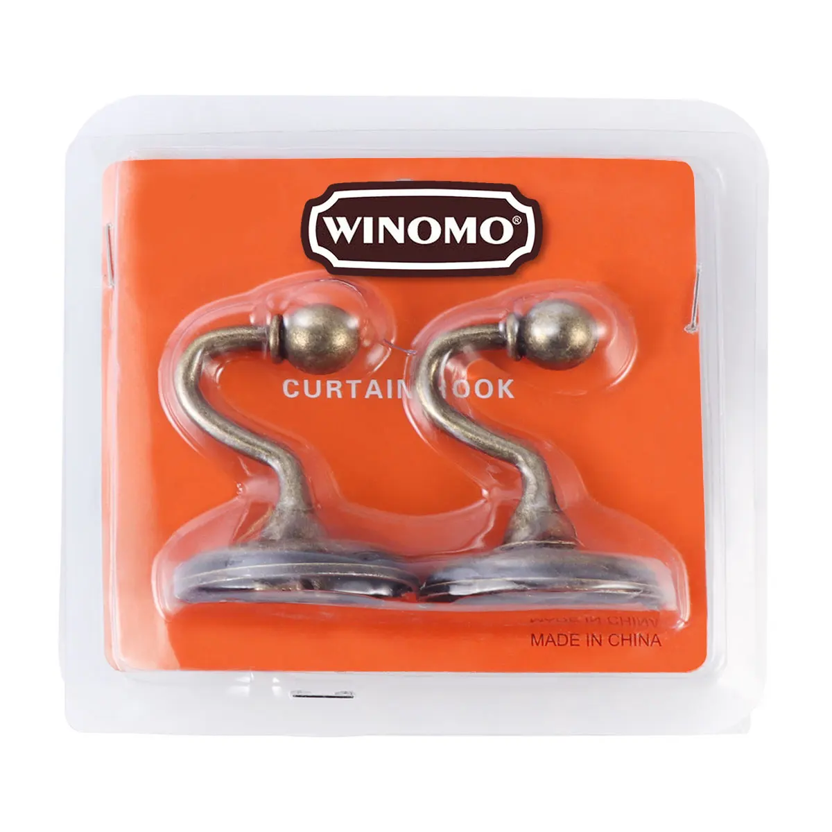 

Curtain Holdbacks Round Head Hooks Bronze Alloy Hangers Hat Coat Decorative Pommel Wall MountVintage Tiebacks Zinc Home Style