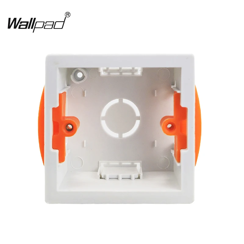 Boîte de doublure sèche 1 2 gangs pour panneaux de plâtre/cloisons sèches/plaquettes de plâtre 35mm de profondeur UK boîte d'interrupteur mural Cassette de prise murale