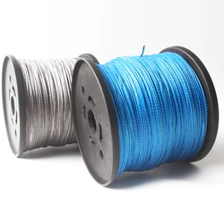 50M 350LB 1.2MM 4 Weave UHMWPE Hollow Braid SPEARFISHING GUN REEL LINE  Rope