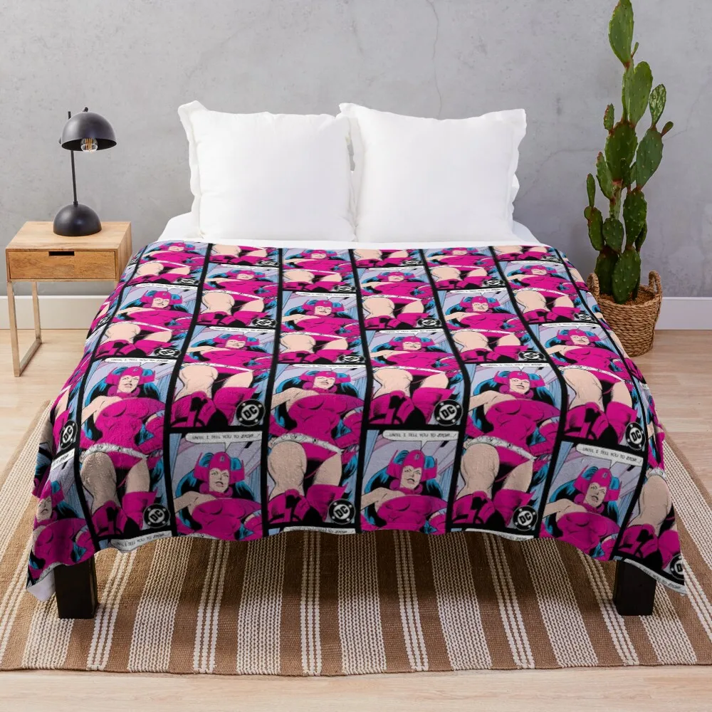 

D.C. Comics Random Moment #24 - Black Border - Star Sapphire Throw Blanket