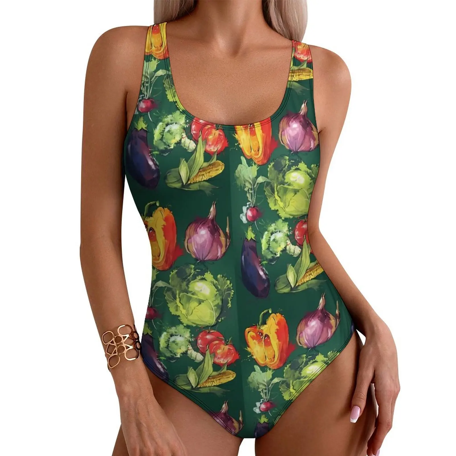 Radishes Swimsuit Vegetable Push Up Swimwear One Piece Holiday Rave Bathing Suits Bodysuit Sexy Custom Beach Outfits Large Size