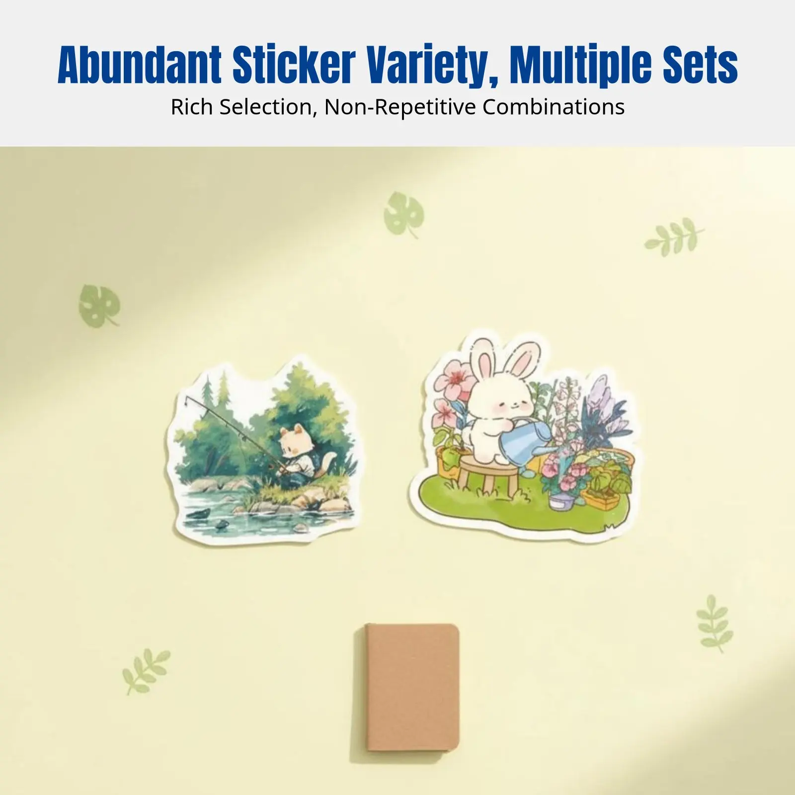 

Realistic Creature Stickers, Creative Cartoon Waterproof Decals, Ins Style DIY Phone Case Decoration