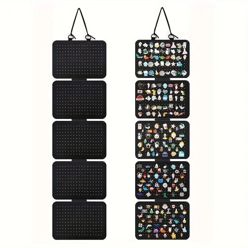 

Foldable Felt Storage Board Wall Hanging Type Easy To Store Easy Insert Commercial Home Accessories, Necklaces Earrings Display