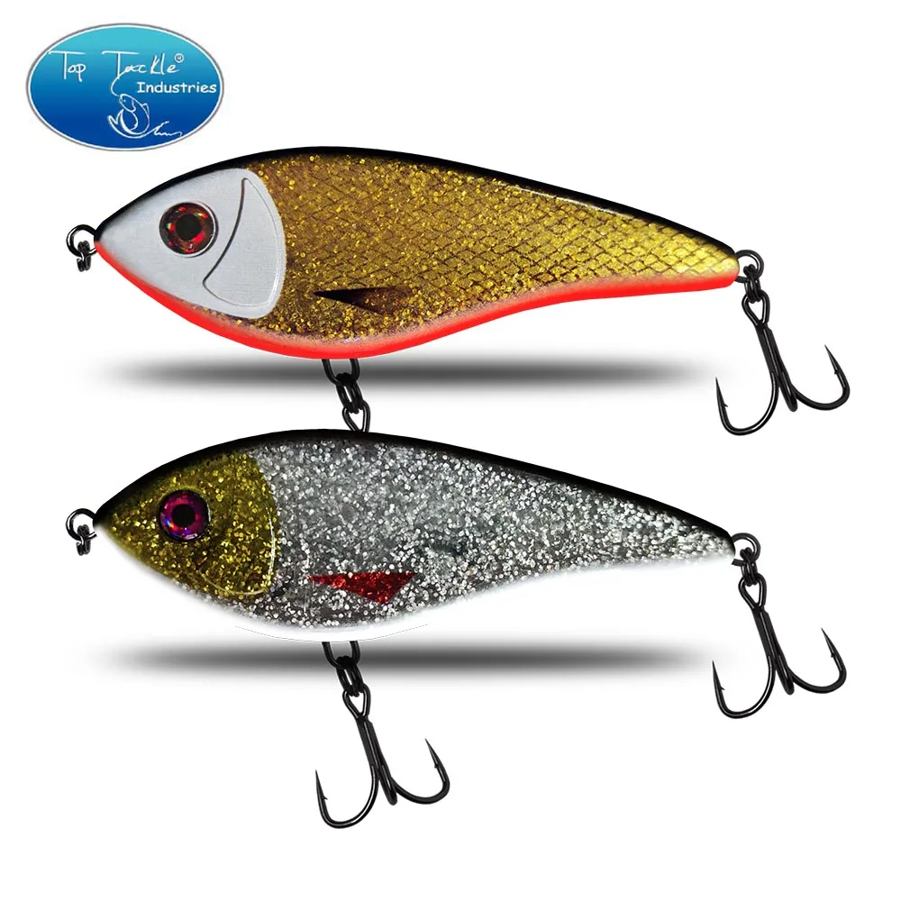 CF Lure Jerk Bait 100mm 30/35g Slow Sinking Musky Pike Slider Bass Fishing Lure Tackle