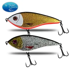 CF Lure Jerk Bait 100mm 30/35g Slow Sinking Musky Pike Slider Bass Fishing Lure Tackle