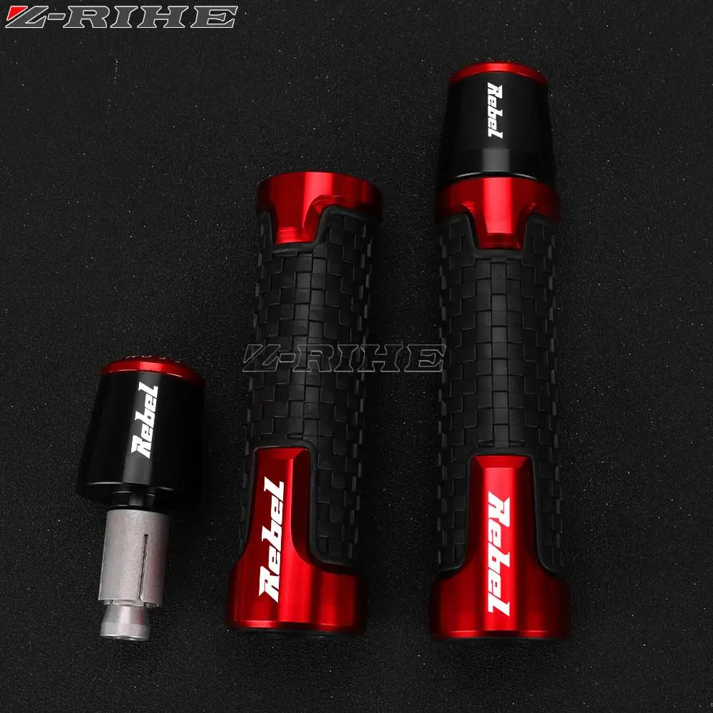 Motorcycle Accessories Handle Bar Cap End Plugs Handlebar Grips FOR HONDA REBEL CA250 CA 250 1996-2011 2010 2009 2008 2007 2006