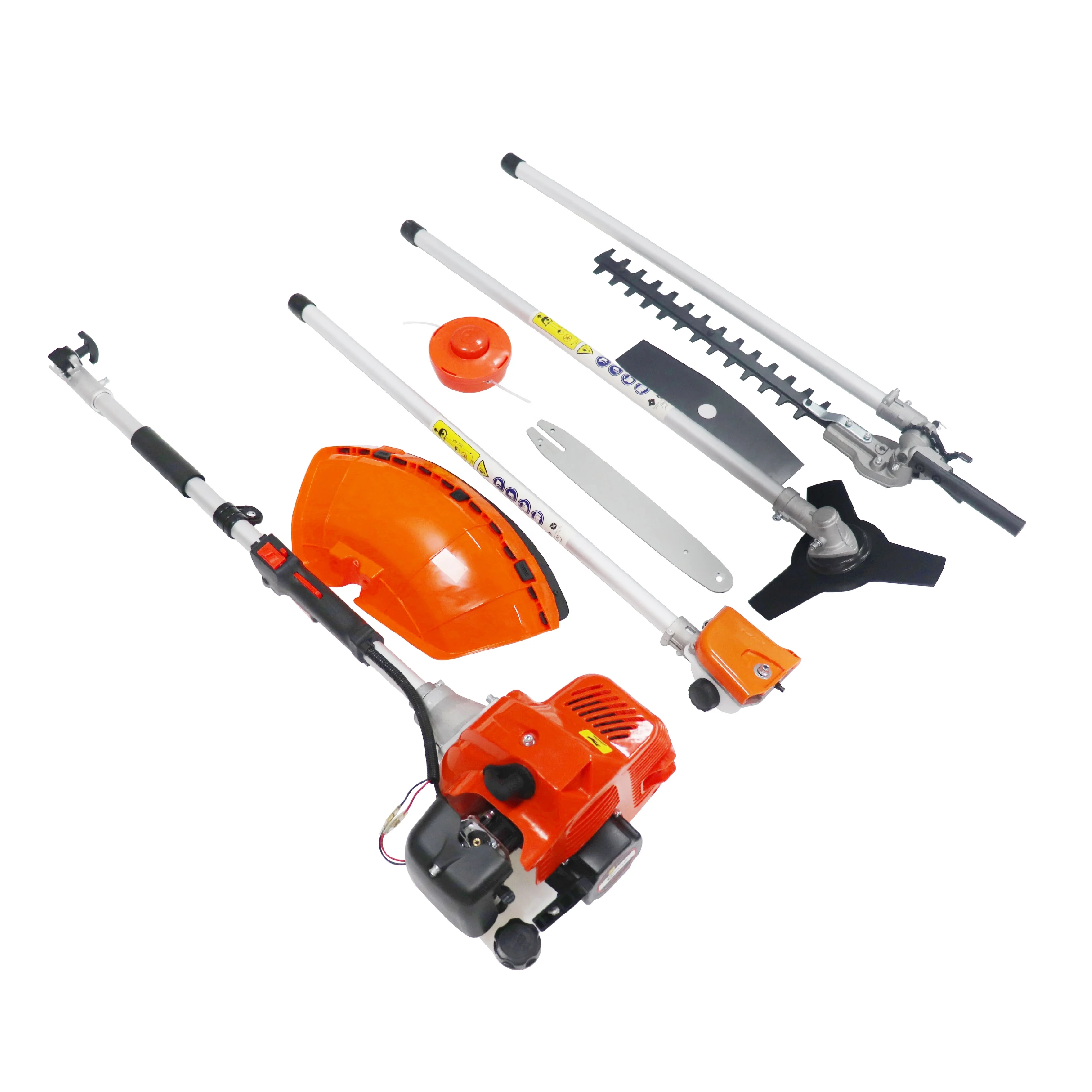 Multifunction 4 In 1 Gasoline Tool 2 Stroke Brush Cutter Gas Grass Trimmer Pole Pruner Garden Hedge Trimmer