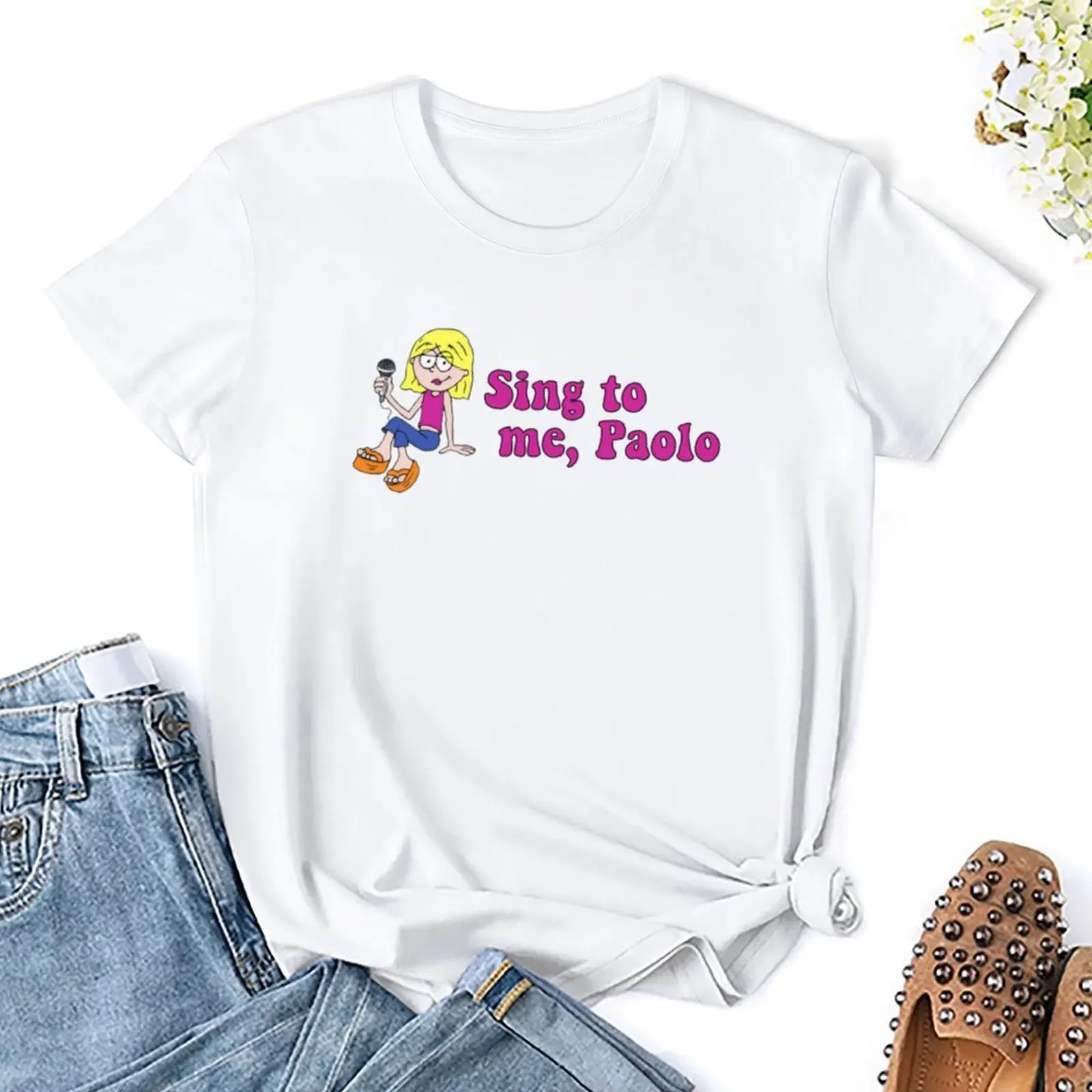 Lizzie McGuire Movie T-shirt funny anime clothes cute t-shirts for Women