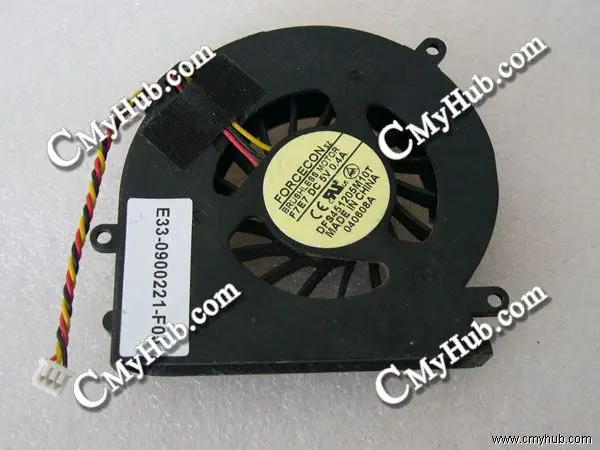 Ventilador de refrigeração para msi pr320 ex300 dfs451205m10t f7e7 dc5v 0.4a 3 fios 3 pinos conector ventilador de refrigeração