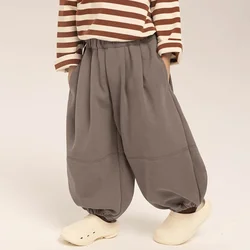 Children's Clothing Boys' Autumn Sports Pants New Children's Loose Casual Pants Spring and Autumn Knitted Pants