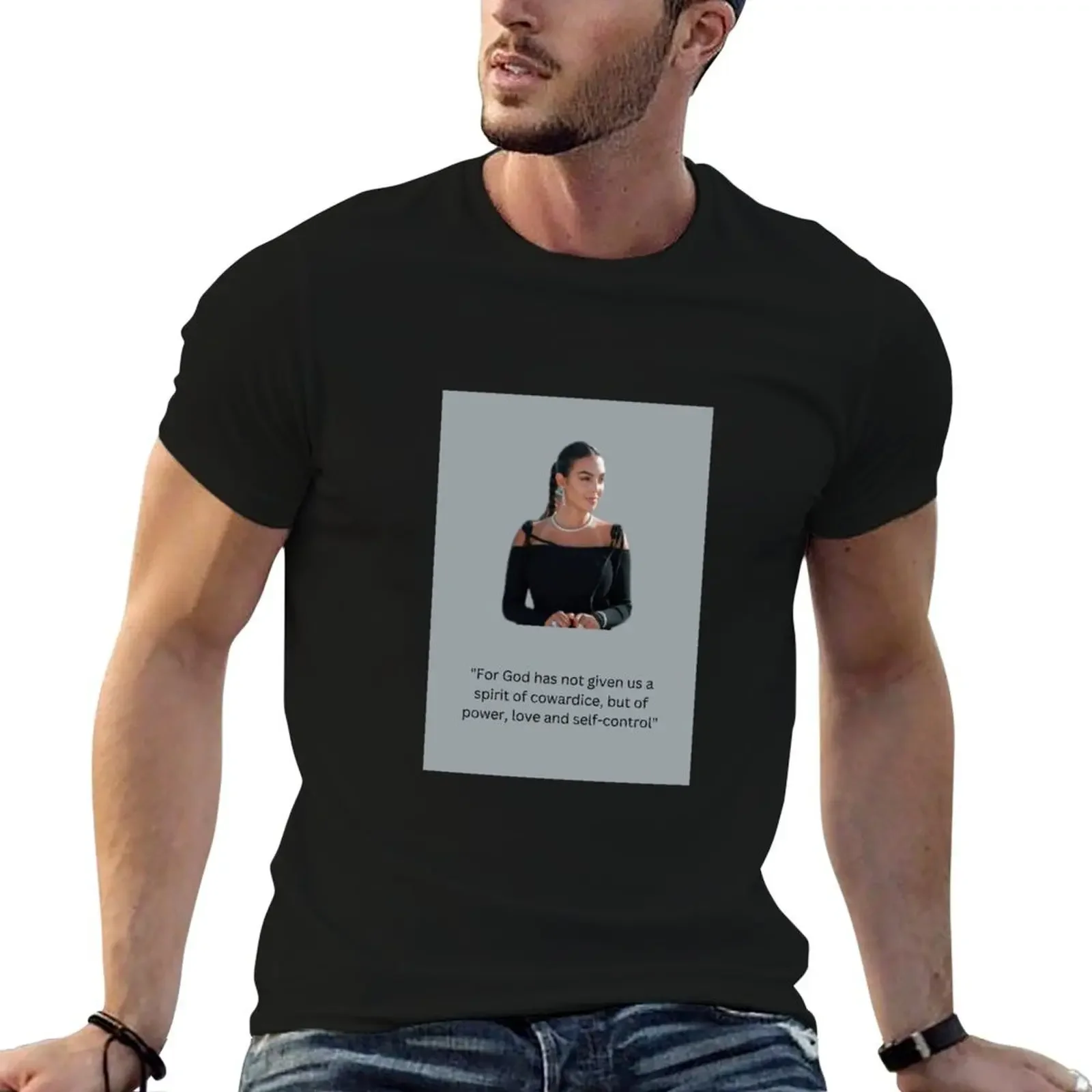 Georgina Rodriguez Fitted Scoop T-Shirt shirts graphic man t shirt graphic shirts new edition mens big and tall t shirts