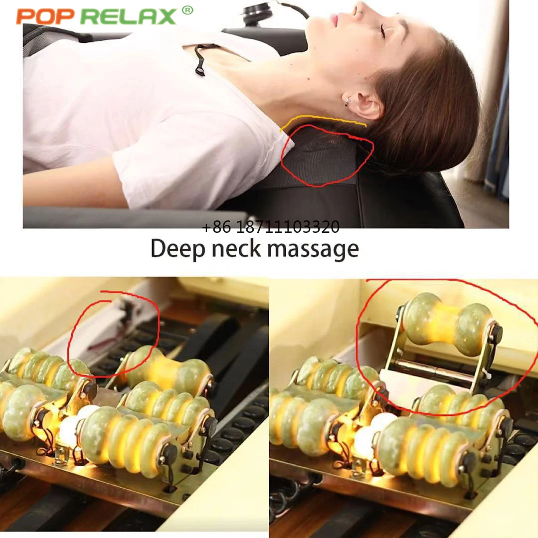 Korean Spa Seragem Master V4 V9 Deluxe Jade Stone Therapy Therapeutic Massage Roller Bed