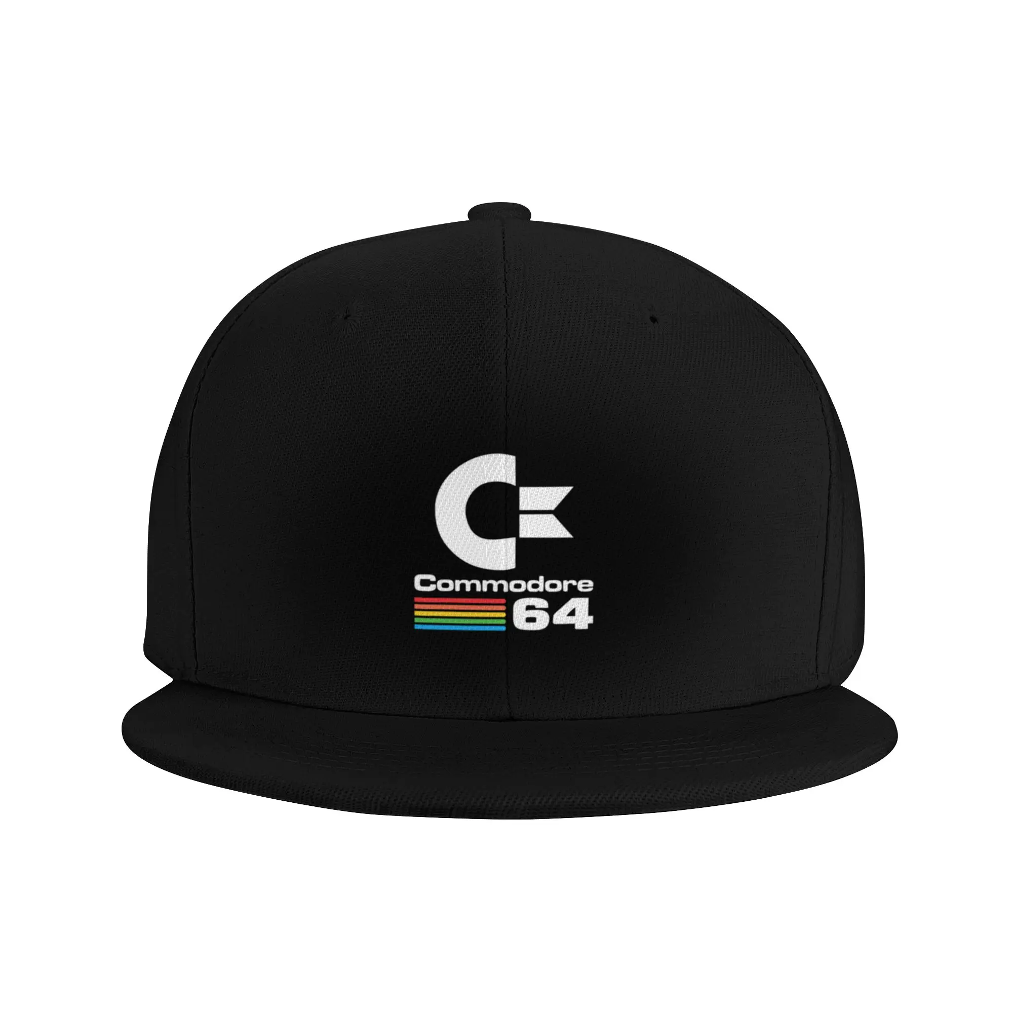 Fashion Commodore logo Flat Brim Sun Hat  Prevents Head Tightness Luxury Cap