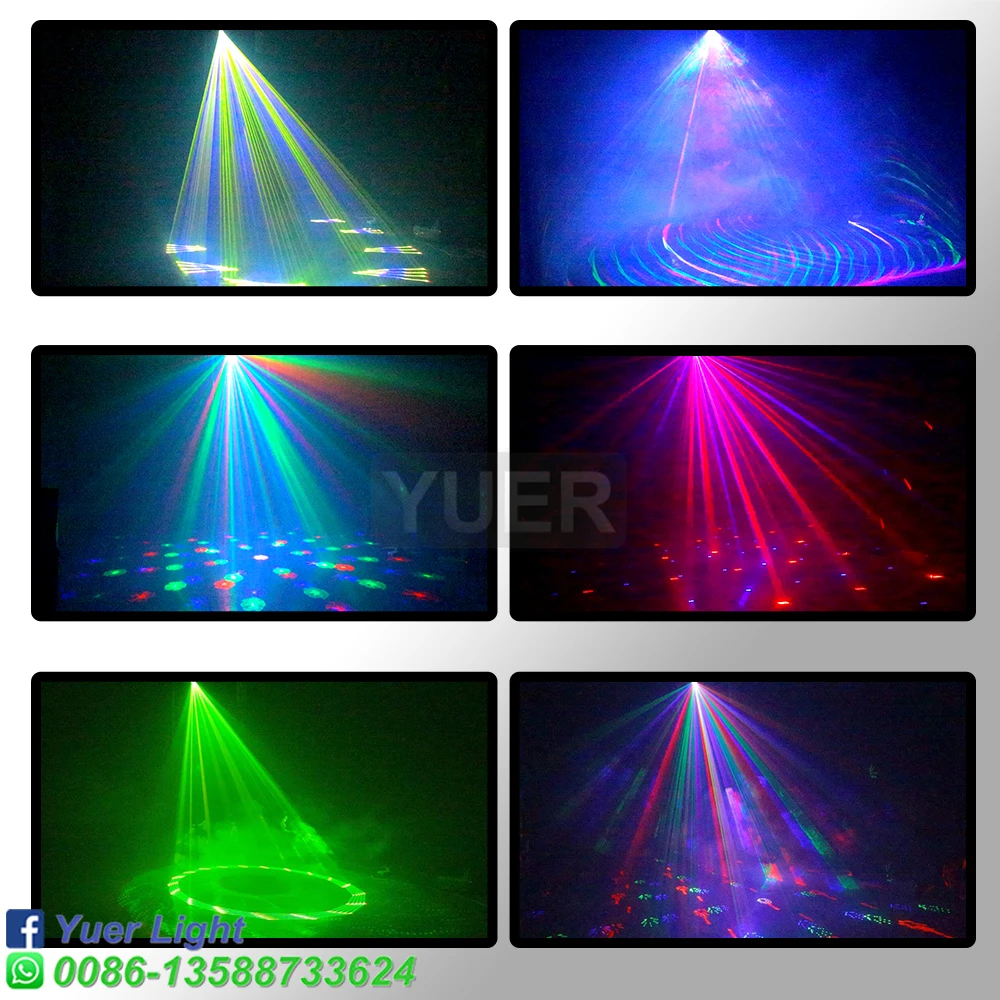 Imagem -06 - Rgb Animação Feixe de Luz Laser Palco Laser Projetor dj Disco Bar Club Party Dança Casamento Xmas Efeito Mostrar Lâmpada 2w 4w