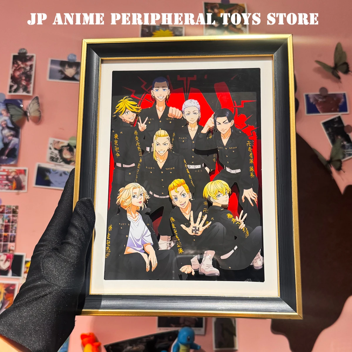 

New Anime Tokyo Revengers Handmade 3D Art Painting Cartoon Manjiro Sano Figure Desktop Ornament Fans Collect Gifts