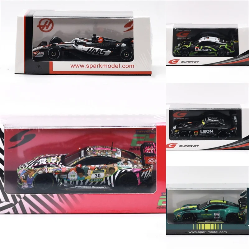 Spark 1:64 HAAS VF-25 NO.31/Deloitte TOM'S No.37/K2 R&D No.65/VANTAGE AMR NO.30/Vangtage AMR NO.007 Die-Cast Car Models Gifts