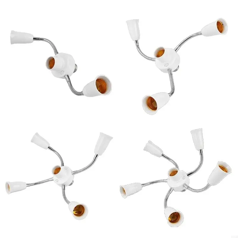 31KB E27 Splitter 3/4/5/6 Heads LED-lampen Basis Verstelbare LED-lichthouder Adapter Socket Converter Houder