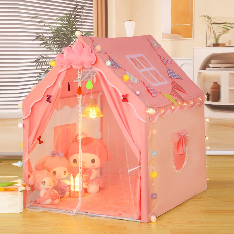 Child Princess Girl Boy Castle Indoor Tent Separate Bed Artifact Sleeping Kids Fairy Secret Base
