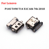 1PC For Lenovo ThinkPad P14S T490 T14 X1C 6th 7th 2018 DC Power Jack USB Type C Type-C Charging Port Connector