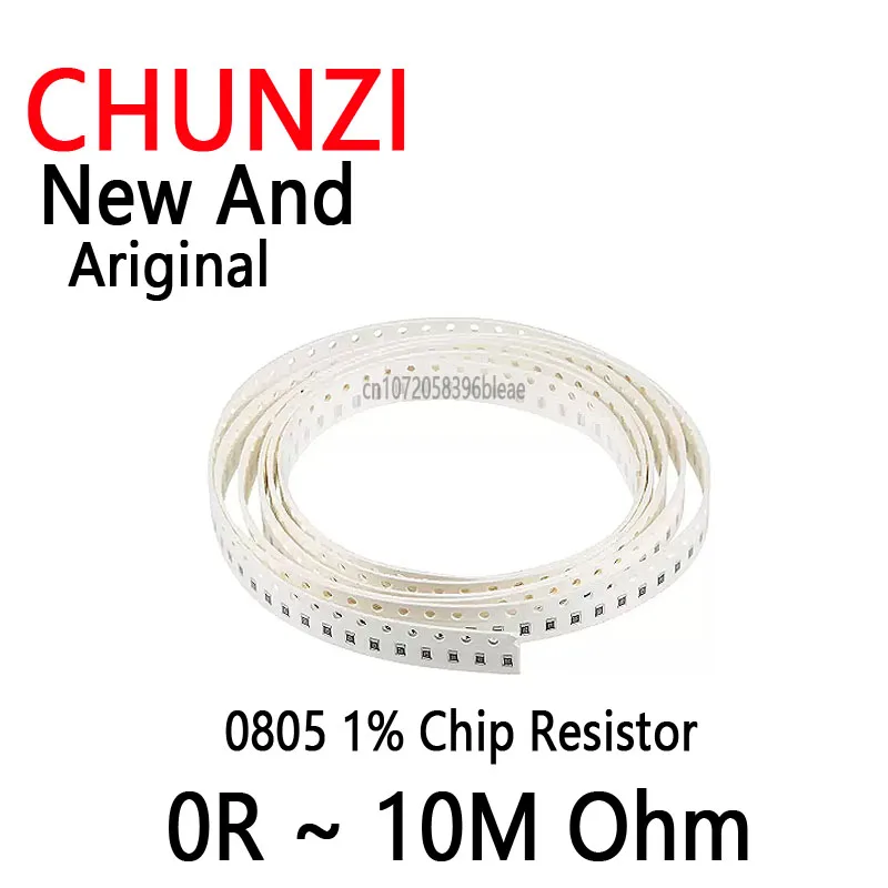

5000 шт. SMD-резисторы 1/8W 0R ~ 10M Ом (0, 1, 10, 220, 330, 470, 1K, 4.7K, 10K, 47K, 100K, 1M, 10M, 0, 1, 10, 100, 330, 470 Ом) 22K, 0805, 1%