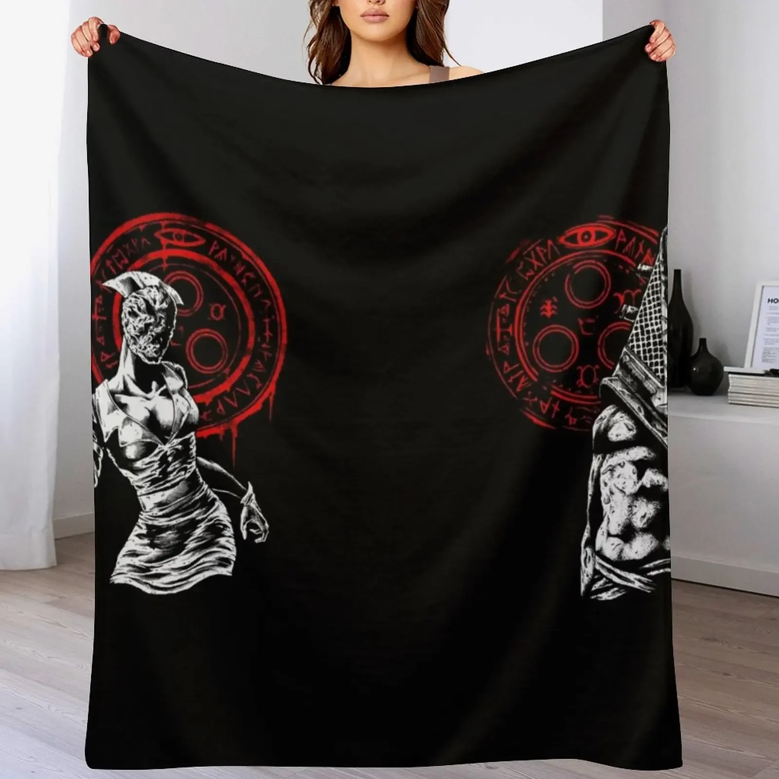 Silent Hill Throw Blanket Breathable Lightweight Blanket for Adults Kids