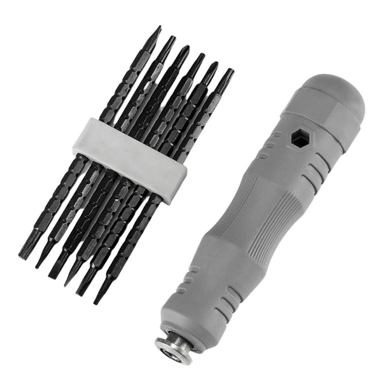 

652F Multifunctional 13 In 1 Extendable Double Head Screwdriver for Household Maintenance and Professional Use