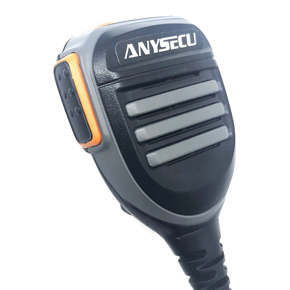 Anysecu Baofeng impermeabile PTT altoparlante a spalla microfono K-SM10 per TYT Baofeng Intercom UV-K5 UV-82 UV-13 Pro radio a 2 vie