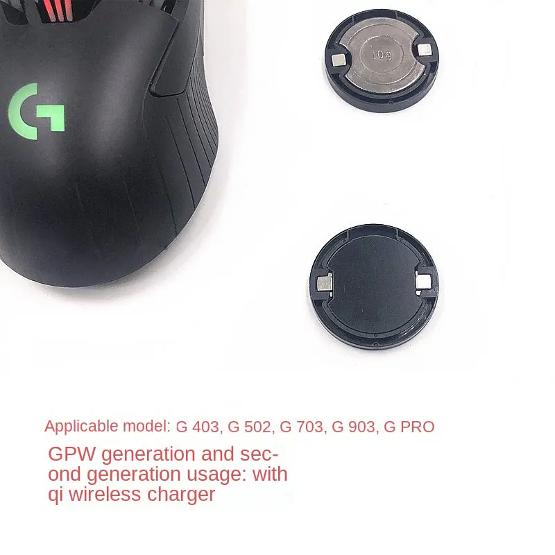 Compatible with the gaming mouse G403 G502 G703 G903 Hero GPW pro x SuperLight wireless charging module Base DIY modify QI parts