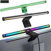 RGB Computer Monitor Light Bar 44cm LED Eye Protection Reading Desktop Lamp Background Atmosphere Lamp Dimming Night Lighting