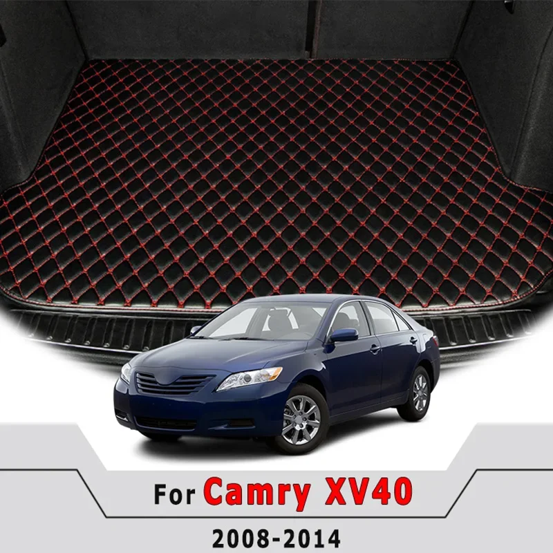 Car Trunk Mats For Toyota Camry XV40 2014 2013 2012 2011 2010 2009 2008 Cargo Liner Carpets Interior Accessories Replacement Rug