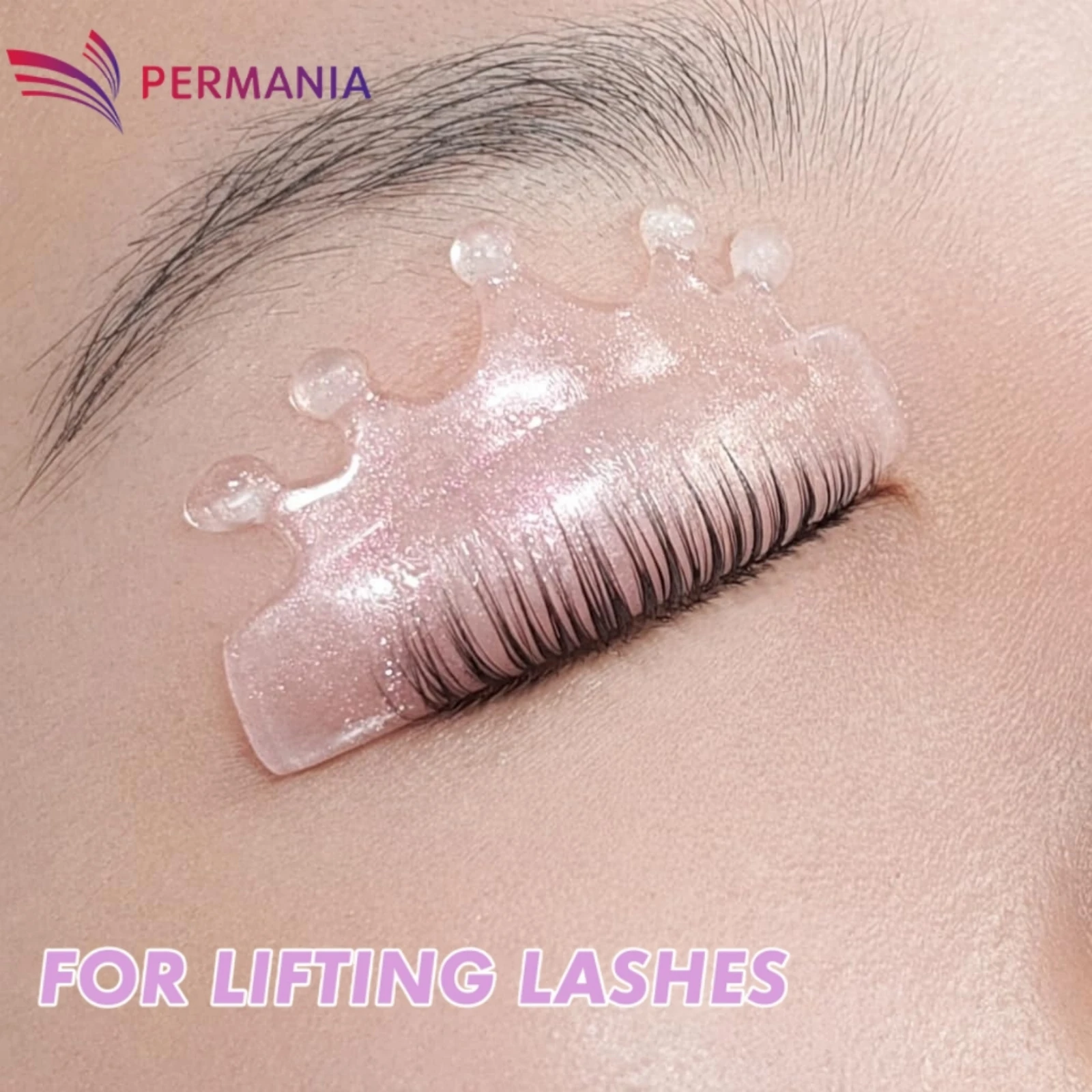 PERMANIA L Curl Silicone Eyelash Perm Pads Sticky Lashes Rods Shield Lifting 3D Eyelash Curler Accessories Makeup Tool