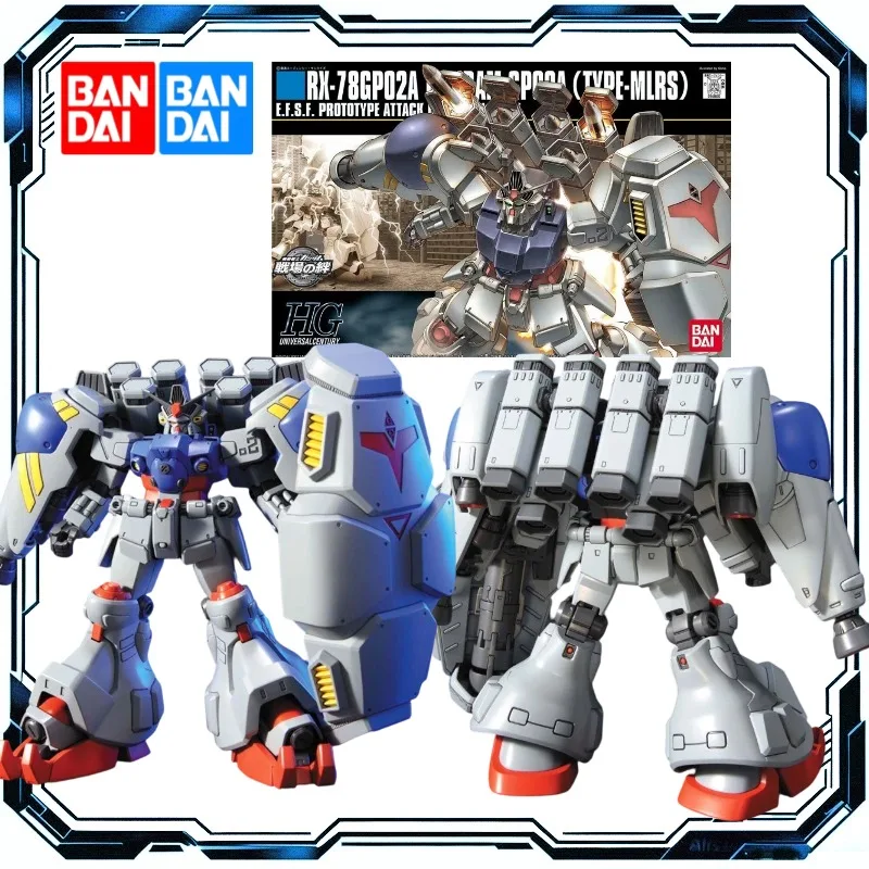 Bandai HGUC 1/144 RX-78GP02A Gundam GP02A (Type-MLRS) Physalis Mobile Suit Gundam: Bonds of the Battlefield Plastic Model Kit
