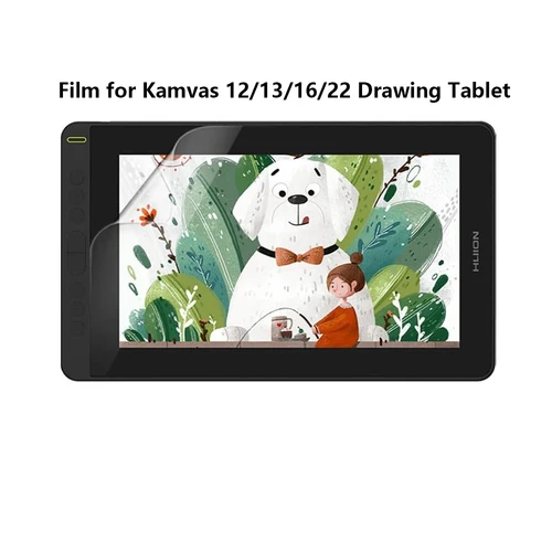 Película protectora compatible con tableta gráfica Huion kamvas 12/13/kamvas 16/22 pluma película mate