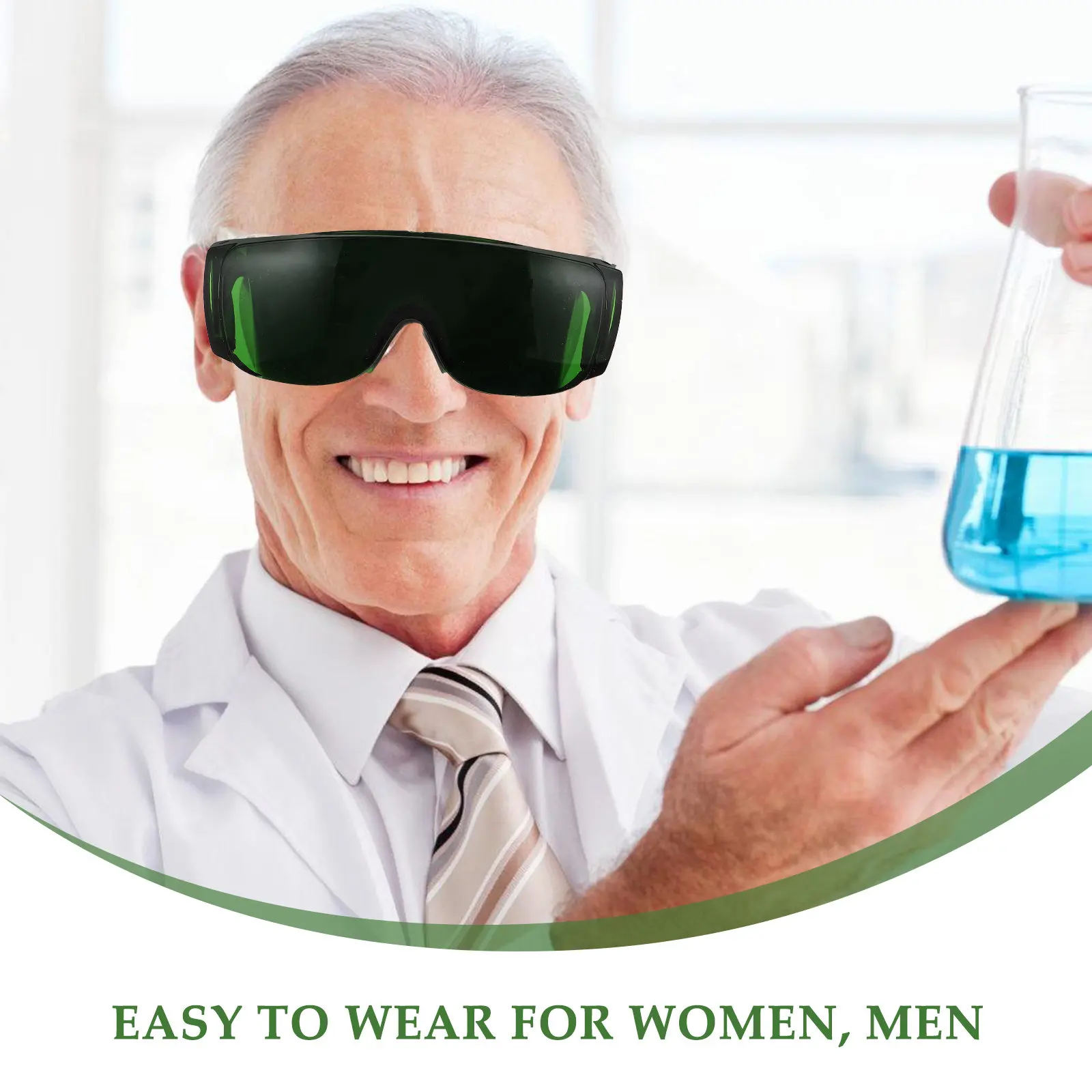 

Safety Glasses Impact Resistant Protective Eyewear for Construction Laboratory Work Comfortable Lightweight