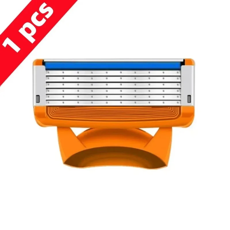 Original bindender Rasierer für Männer, Gesichtshaar, Bart, Rasieren, manuelle Rasiererkassetten, Ersatz-Rasierköpfe, austauschbarer Schneidkopf