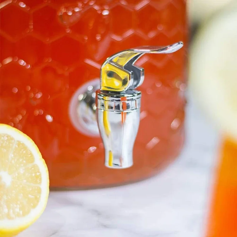 

Гальванический пластиковый носик, стеклянная бутылка, банка для сока, хромированный кран, переключающий клапан 18 мм