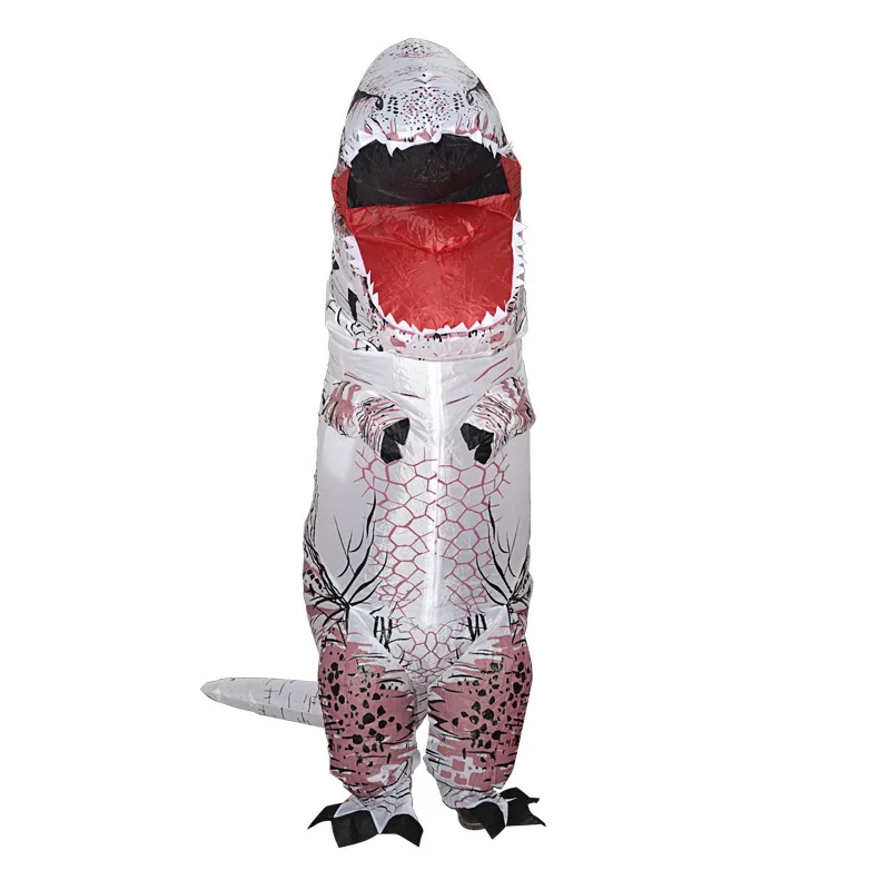 T-Rex Opblaasbare Uit Tyrannosaurus Dinosaurus Kostuum Kind Kinderen Volwassen Rollenspel Fancy Halloween Mascotte Feestkleding