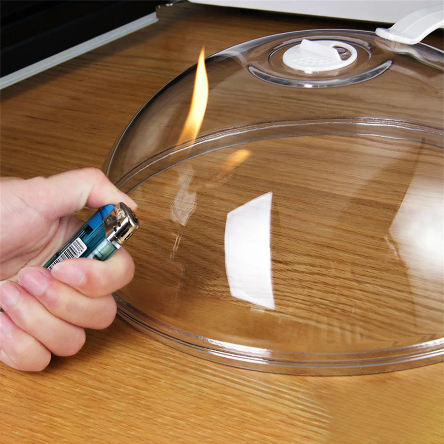 Microwave oven heating appliance Bowl cover Refrigerator round plastic transparent oil spillproof fresh cover bowl cover