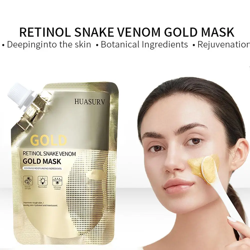 Gold Peel off Face Mask Gentle Oil Control Face Mask Moisturizing Purify Pores Facial Mask Removes Dirt Tearing Mask Skin Care