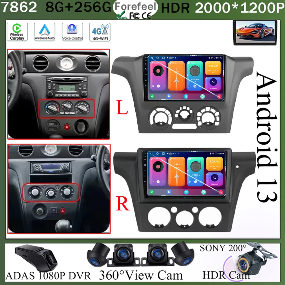 

7862 Android 13 Auto Radio For MItsubishi Airtrek Outlander 2002-2008 Car Radio Multimedia Video Player Navigation GPS 2din DVD