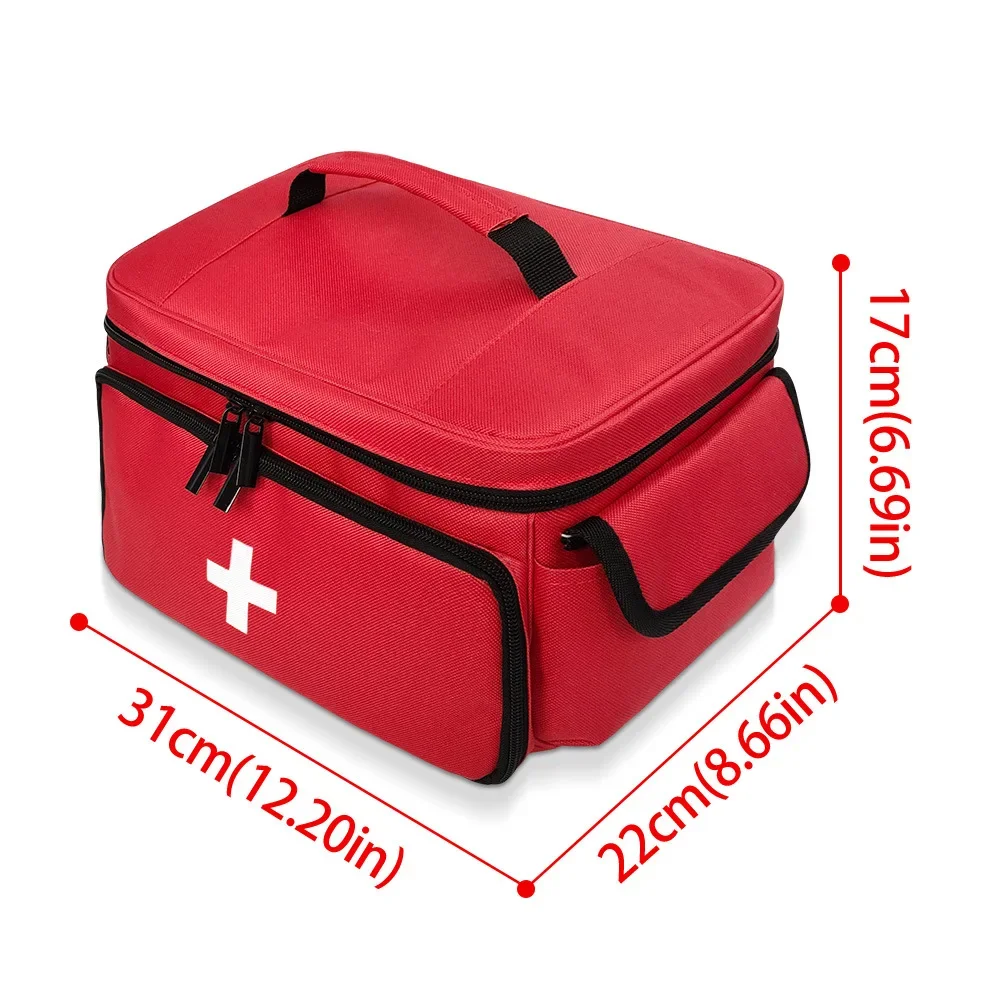 First Aid Kit, Multi-purpose Emergency Medical Portable Medical Bag, Outdoor Multi-functional First Aid Bag Home Emergency Bag