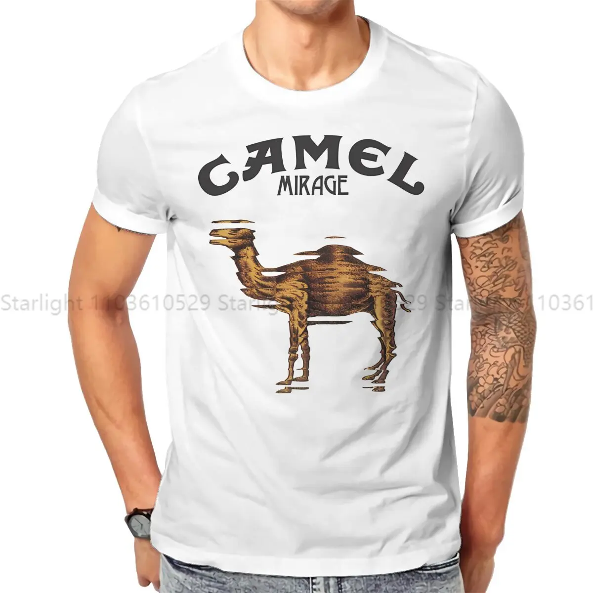 

Camel Men's TShirt Mirage Band Distinctive T Shirt Original Streetwear New Trend