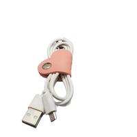 3-Pack Cable Protectors in Stylish Heart Leather Design; Essential Cord Organisers for Headphones and Chargers
