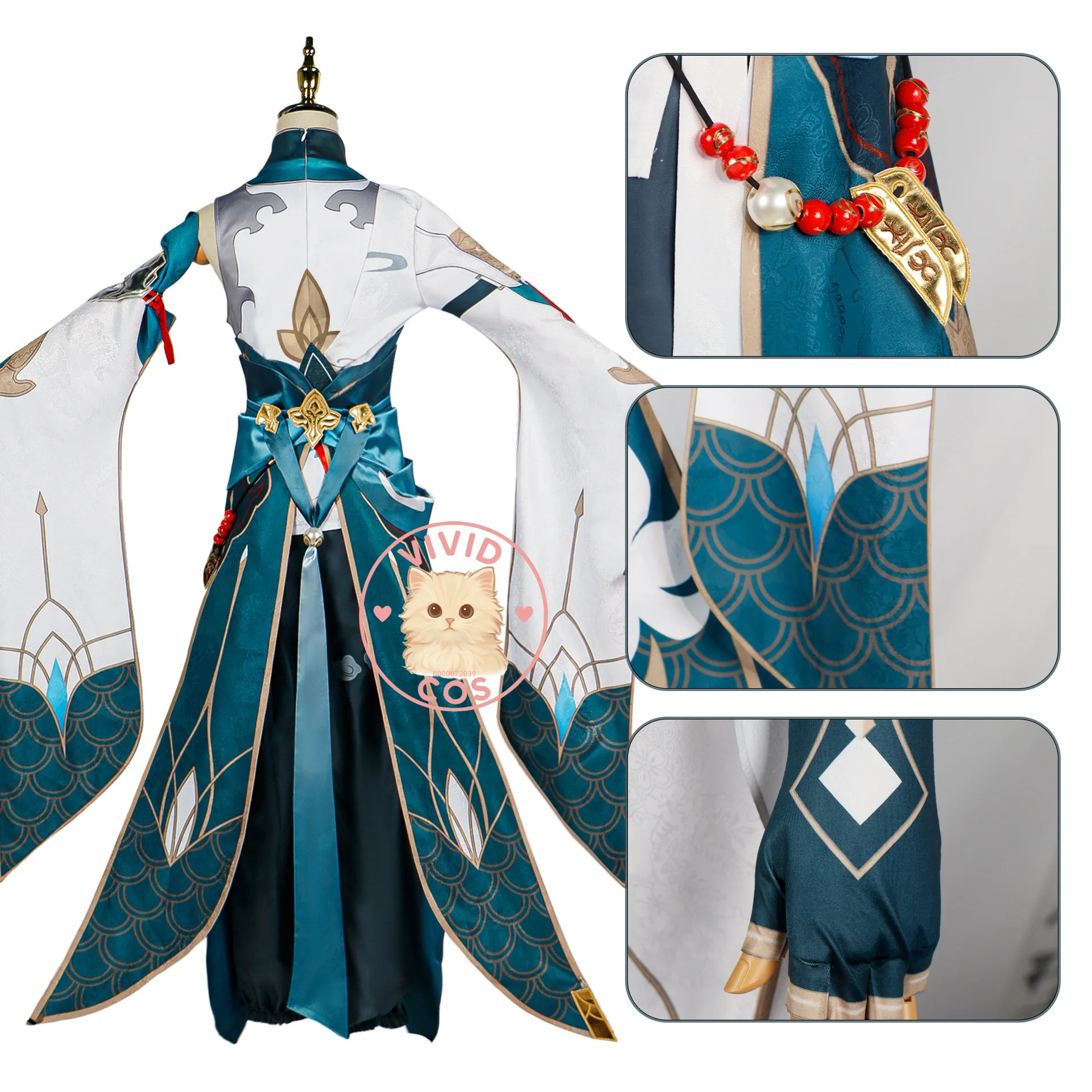 لعبة هونكاي: ستار رايل دان هنغ أزياء تنكرية Imbibitor Lunae أنيمي لعب الأدوار الملابس القرط أغطية الرأس شعر مستعار أحذية للرجال والنساء