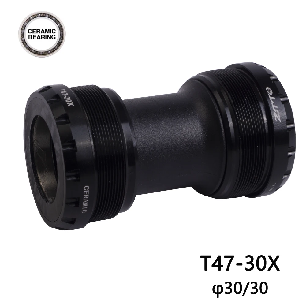 ZTTO T47 Fahrrad-Innenlager, 47 mm Breite, 68–86,5–92 mm, Rahmenschale, Keramiklager, BB für 24 28,99 mm 30 mm Kurbelgarnituren, Mittelachse