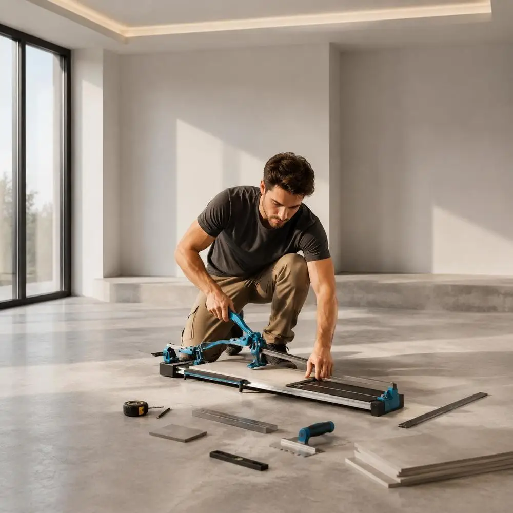 Coupe-carreaux 1440 x 400 x 205 mm, construction robuste avec poignée ergonomique, accessoire supplémentaire (L x L x H): 1440 x 400 x 205 mm (56 x L x H): 1440 x 400 x 20 (L x L x H): 1440 x 400 x 205 mm (56