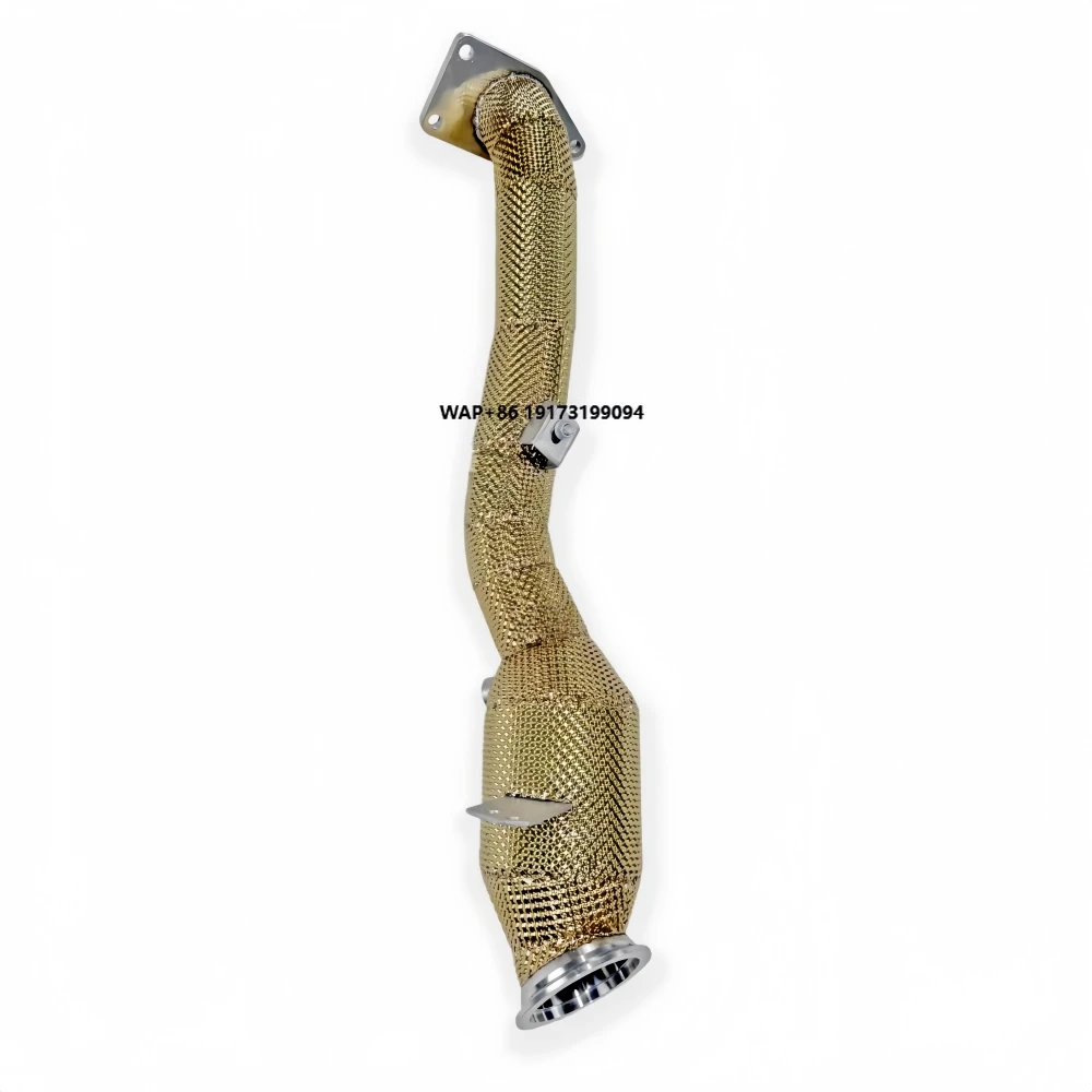 

Factory OEM SS304 Sports Downpipes for Infiniti Q50 Q60 Q70 2.0T 2015-2021 Exhaust Pipe Catalytic Converter with Heat Shield