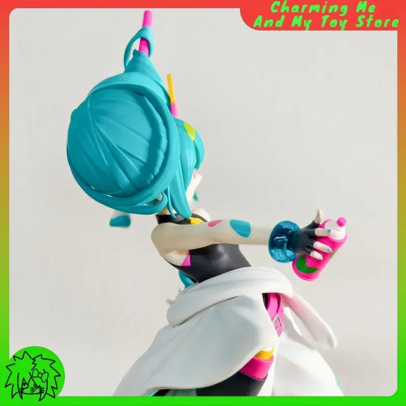 하츠네 미쿠 피규어 페인팅 걸 시리즈 PVC 19cm 상품 컬렉션 디스플레이 액션 피규어 애니메이션 장난감 선물 공식 재고 있음