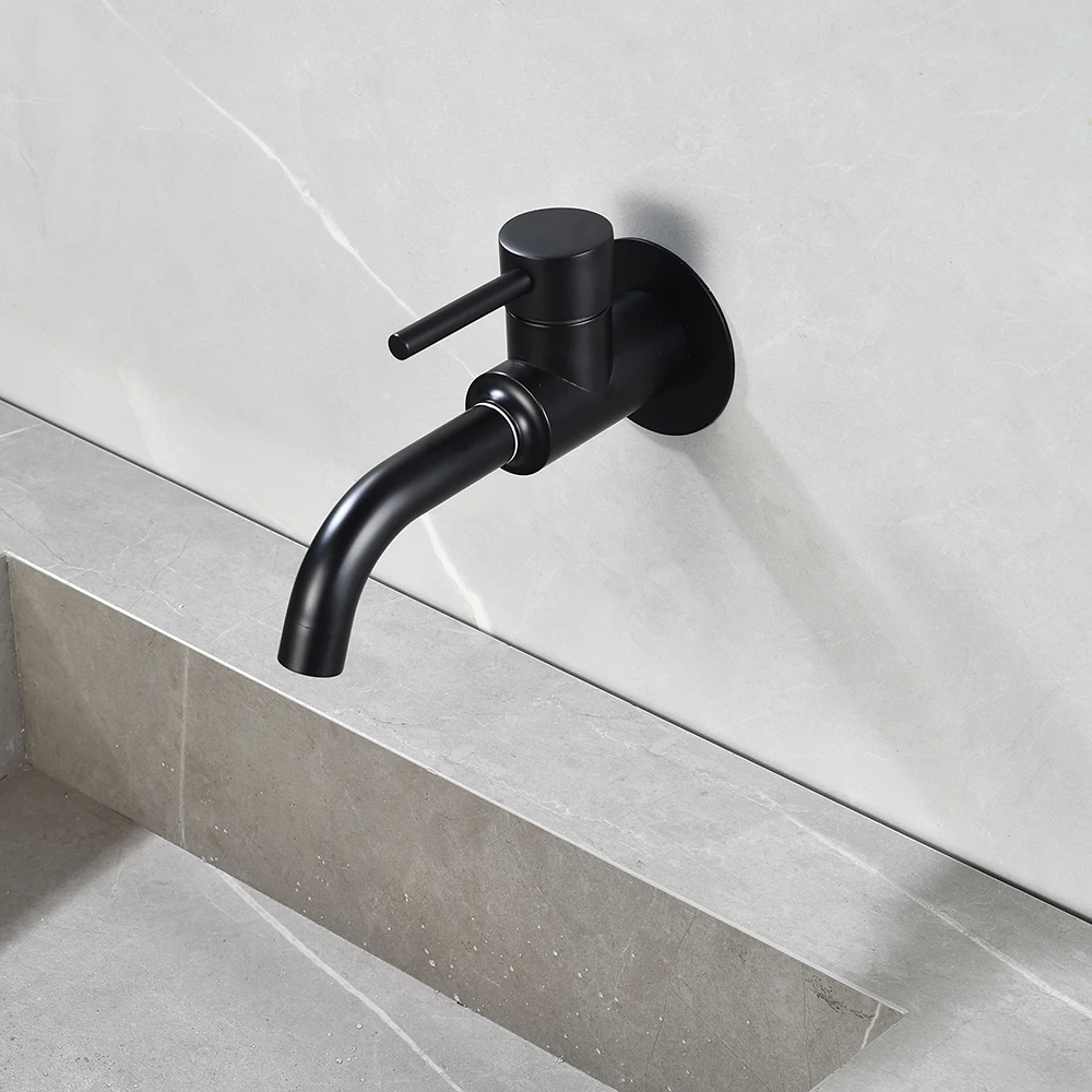 

Hot and cold water faucet wall mounted outdoor mop pool faucet brass wall mounted bathroom sink faucet can rotate 360 degrees