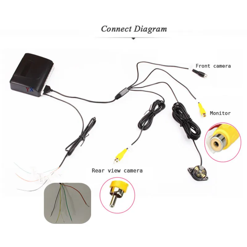 Car Front And Back 8 Sensors For Parking Android Radio Radar Kit 22mm Smart System Automotive Parktronics Electronic Accessories